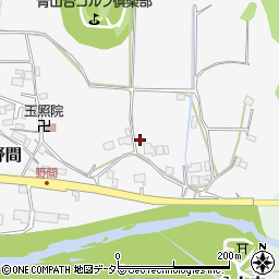 兵庫県丹波篠山市野間周辺の地図