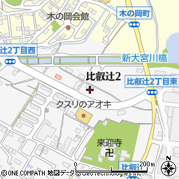 滋賀県大津市比叡辻2丁目周辺の地図