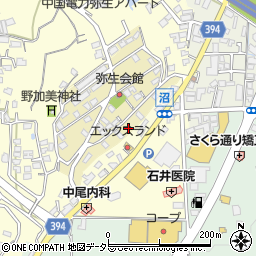 岡山県津山市弥生町11周辺の地図