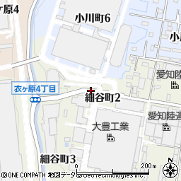 愛知県豊田市細谷町2丁目周辺の地図