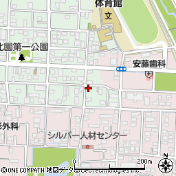 岡山県津山市北園町4-5周辺の地図