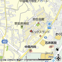 岡山県津山市弥生町86周辺の地図