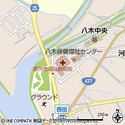 京都府立口丹波勤労者福祉会館周辺の地図