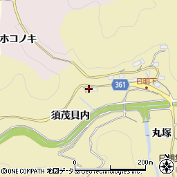 愛知県豊田市坂上町須茂貝内周辺の地図