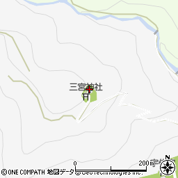 牛尾神社周辺の地図