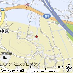 岡山県真庭市中原637周辺の地図