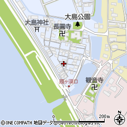 三重県桑名市長島町大島4周辺の地図