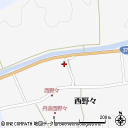 兵庫県丹波篠山市西野々271周辺の地図