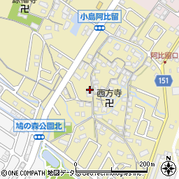 滋賀県守山市小島町1627周辺の地図