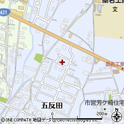 三重県桑名市五反田1444-11周辺の地図