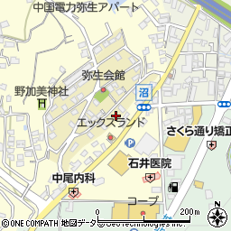 岡山県津山市弥生町12周辺の地図