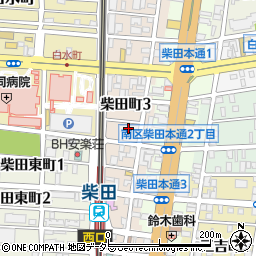 愛知県名古屋市南区柴田町周辺の地図