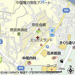 岡山県津山市弥生町34周辺の地図