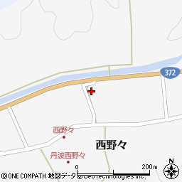 兵庫県丹波篠山市西野々275周辺の地図