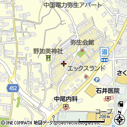 岡山県津山市弥生町82周辺の地図
