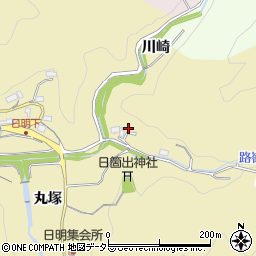 愛知県豊田市坂上町川崎周辺の地図