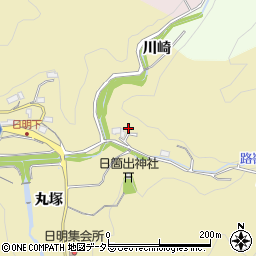 愛知県豊田市坂上町（川崎）周辺の地図
