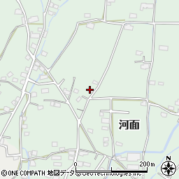 岡山県津山市河面1257-5周辺の地図