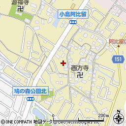 滋賀県守山市小島町1625周辺の地図