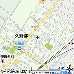 〒520-2353 滋賀県野洲市久野部の地図