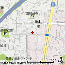 岡山県津山市総社21周辺の地図