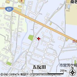 三重県桑名市五反田1276周辺の地図