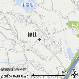 岡山県津山市総社952周辺の地図