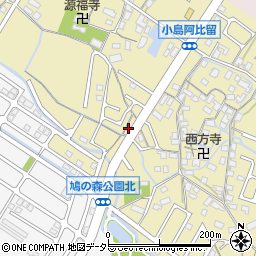 滋賀県守山市小島町1648周辺の地図