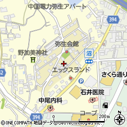岡山県津山市弥生町33-1周辺の地図