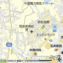 岡山県津山市弥生町74周辺の地図