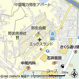 岡山県津山市弥生町32周辺の地図
