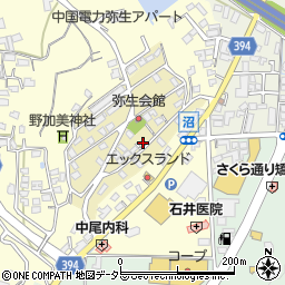 岡山県津山市弥生町32周辺の地図