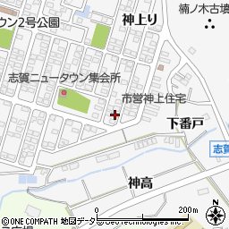 愛知県豊田市志賀町下番戸21-23周辺の地図