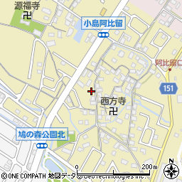 滋賀県守山市小島町1624周辺の地図