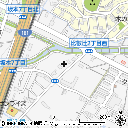 滋賀県大津市比叡辻2丁目17周辺の地図