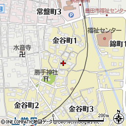 プレジール月ケ瀬１周辺の地図