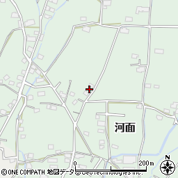 岡山県津山市河面1257-6周辺の地図