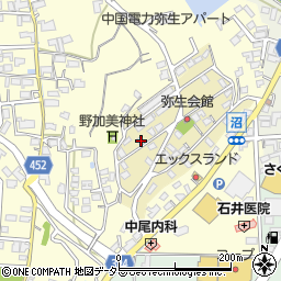 岡山県津山市弥生町73周辺の地図