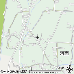 岡山県津山市河面1243-10周辺の地図