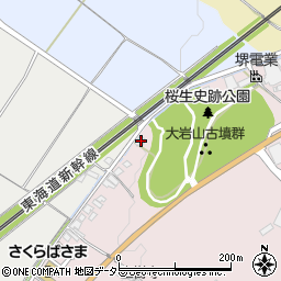 滋賀県野洲市小篠原97周辺の地図