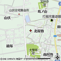 愛知県みよし市打越町北屋敷86-2周辺の地図