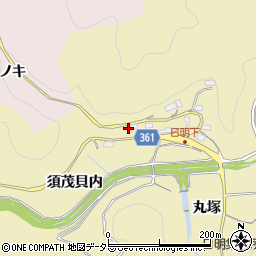 愛知県豊田市坂上町日向24周辺の地図