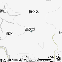 愛知県豊田市穂積町（長クゴ）周辺の地図