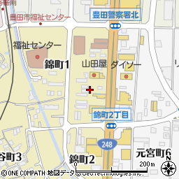 タマホーム株式会社　豊田南店周辺の地図