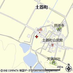 滋賀県東近江市土器町770周辺の地図
