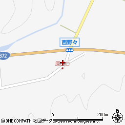 兵庫県丹波篠山市西野々562周辺の地図