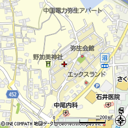 岡山県津山市弥生町72周辺の地図