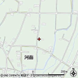 岡山県津山市河面1005周辺の地図
