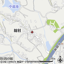 岡山県津山市総社931周辺の地図