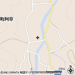 兵庫県丹波市山南町阿草812周辺の地図